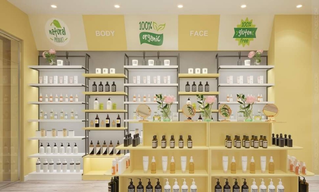 Dự Án Showroom Mỹ Phẩm 001